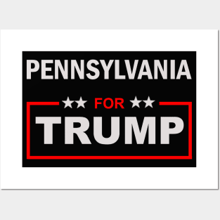 Pennsylvania for Trump Posters and Art